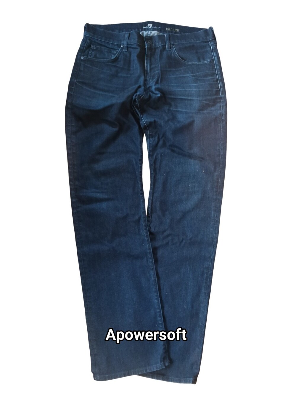 7 For All Mankind Carsen Dark Wash Bootcut Jeans Sz 33